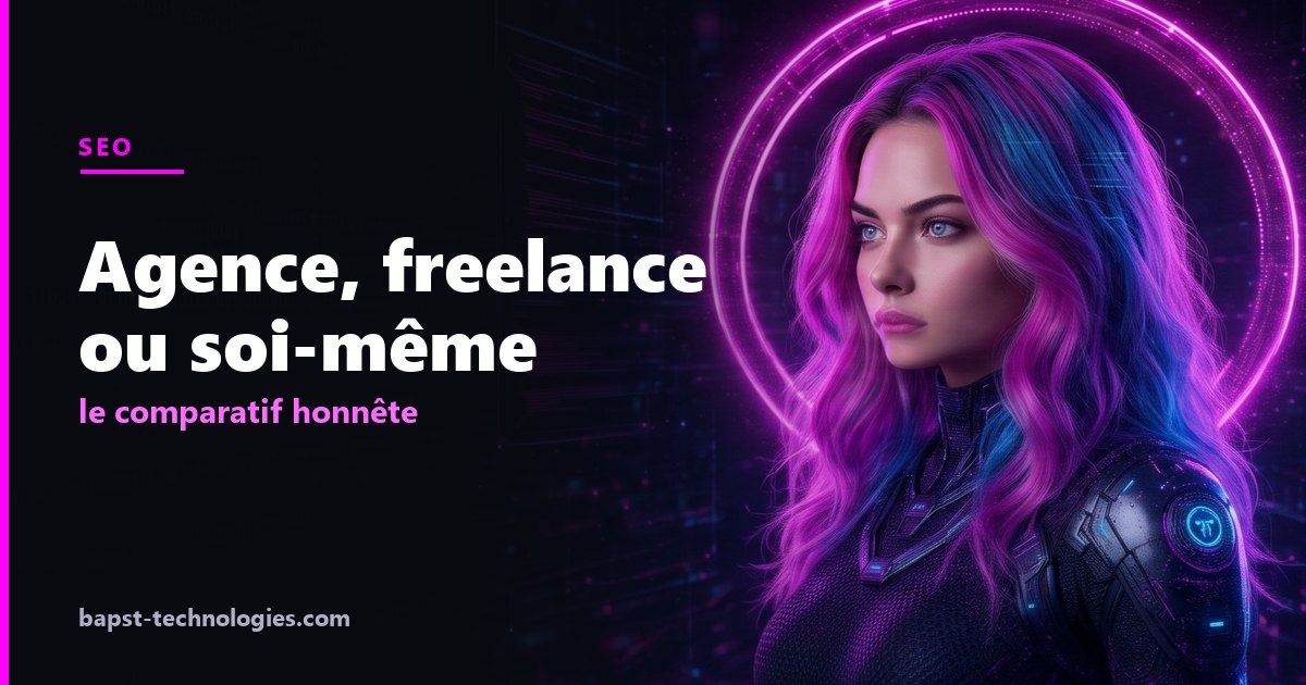 Agence, freelance ou soi-même — illustration avec Lysara