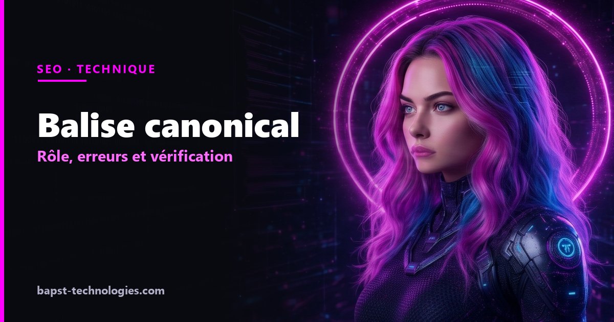 Balise canonical : rôle, erreurs et vérification — illustration avec Lysara
