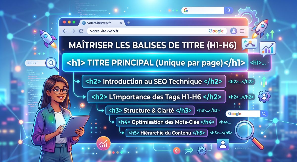 La balise title