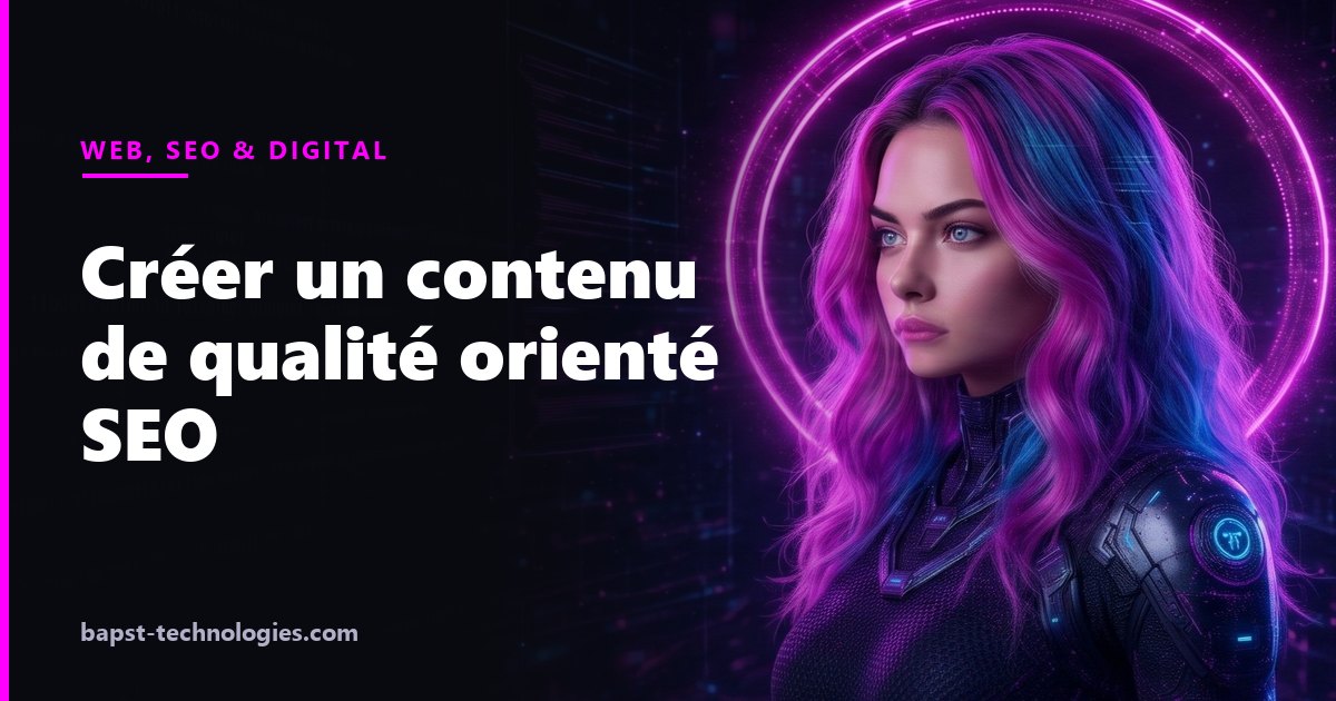 Créer un contenu de qualité orienté SEO — illustration avec Lysara