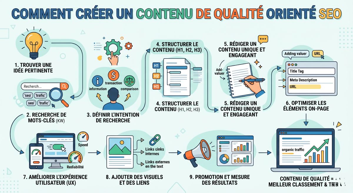 Créer un contenu de qualité orienté SEO