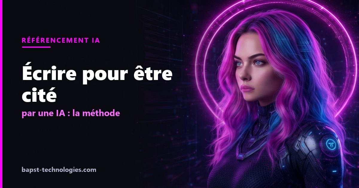 Écrire pour être cité par une IA — illustration avec Lysara