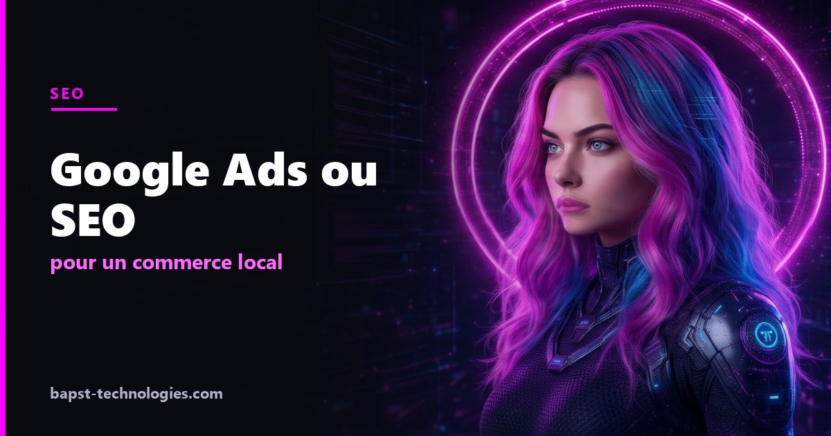 Google Ads ou SEO — illustration avec Lysara
