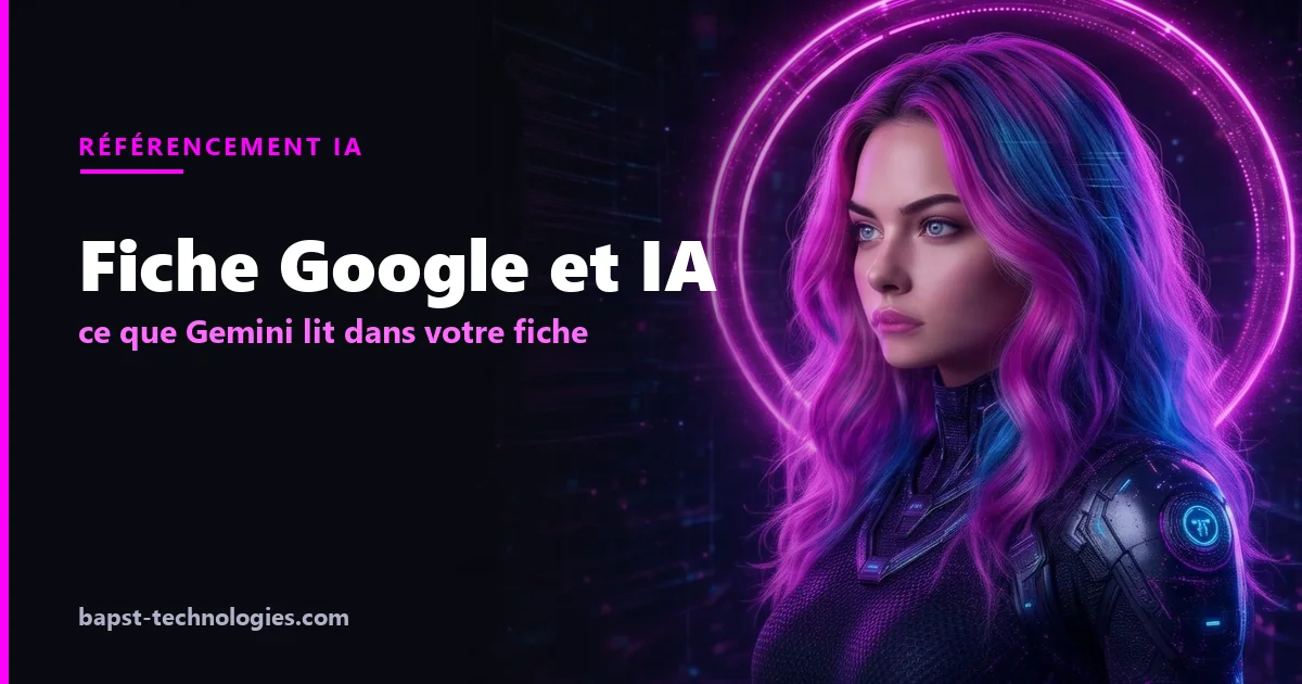 Fiche Google et IA : ce que Gemini lit dans votre fiche