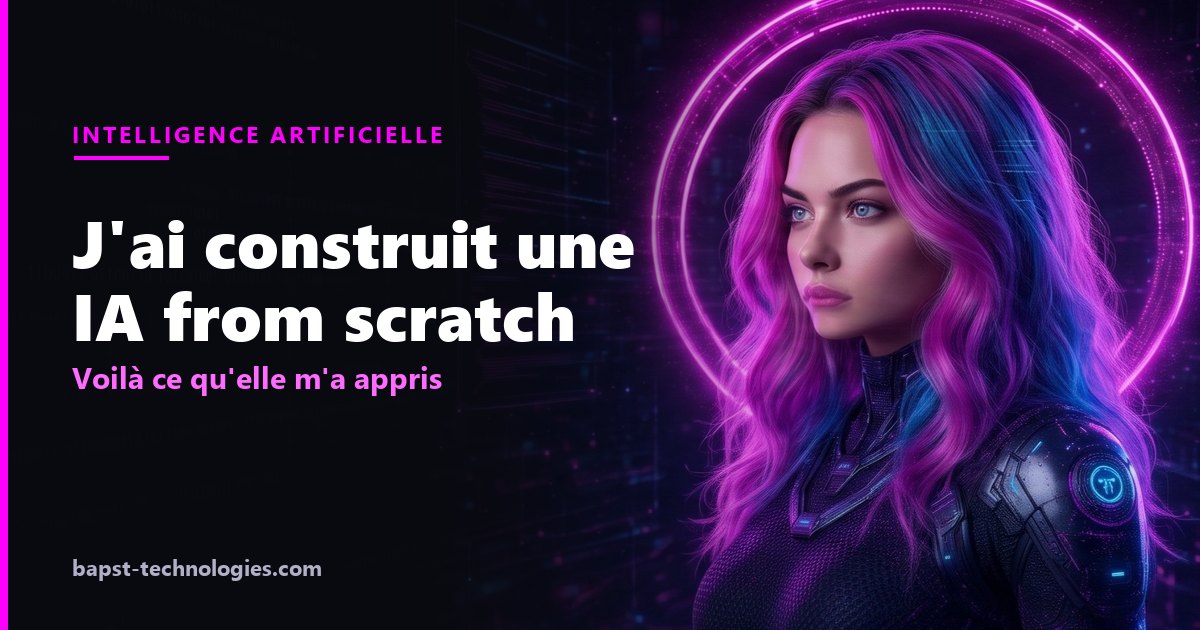 J'ai construit une IA from scratch Voilà ce qu'elle m'a appris — illustration avec Lysara