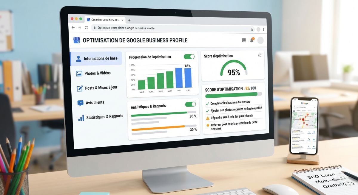 Optimiser sa fiche Google Business Profile