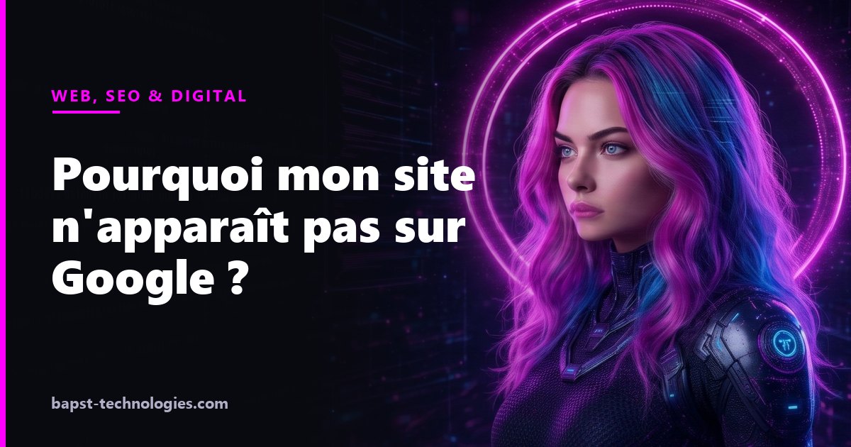 Pourquoi mon site n'apparaît pas sur Google ? — illustration avec Lysara