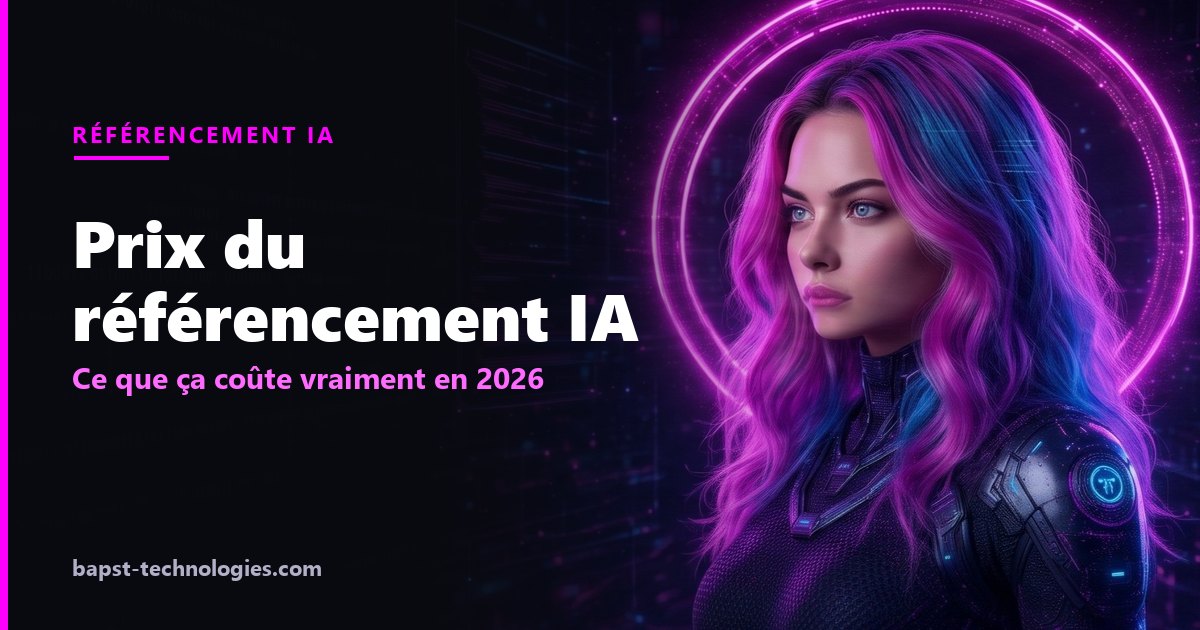 Combien coûte le référencement IA (GEO) en 2026 — illustration avec Lysara
