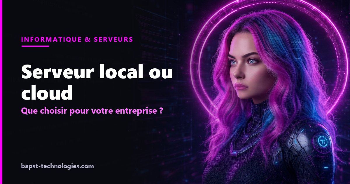Serveur local ou cloud que choisir pour votre entreprise ? — illustration avec Lysara