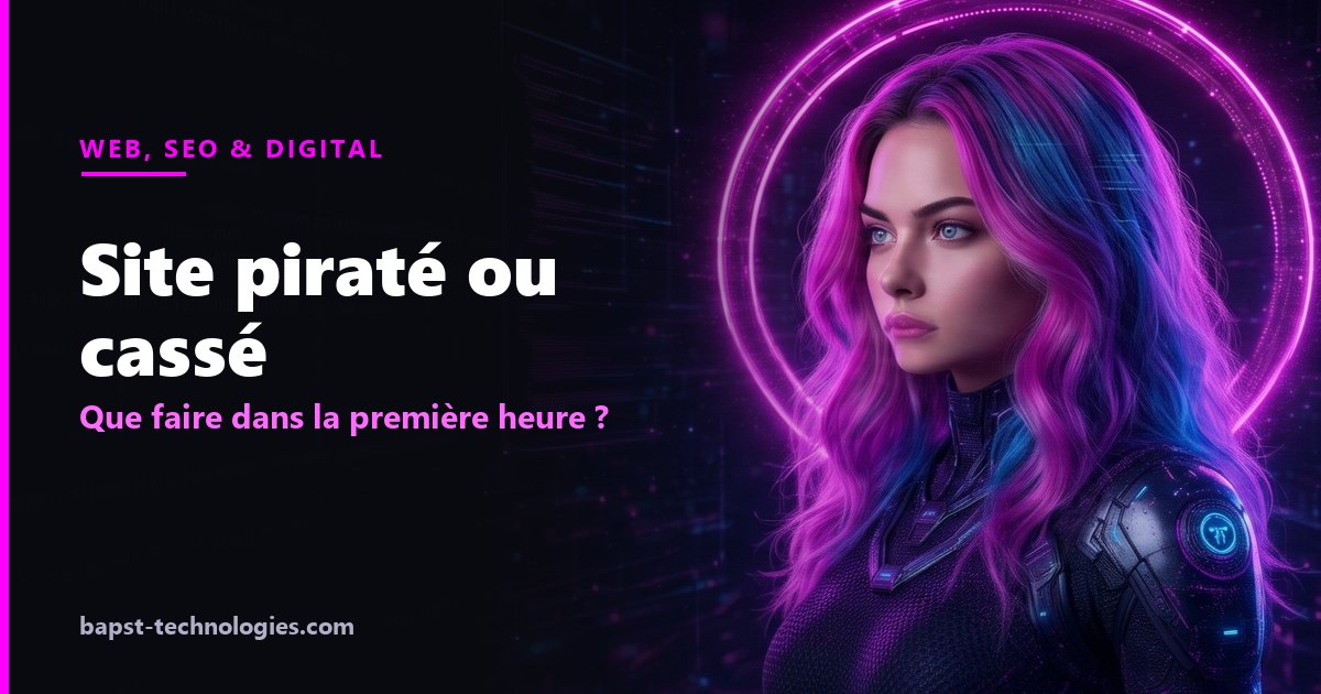 Site piraté ou cassé que faire dans la première heure ? — illustration avec Lysara