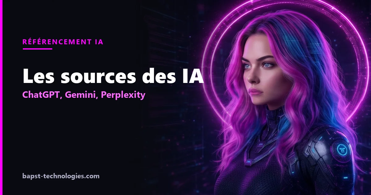 D'où viennent les sources de ChatGPT, Gemini et Perplexity
