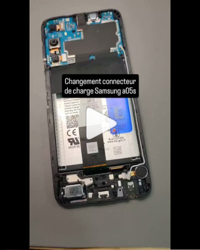 Remplacement du connecteur de charge d'un Samsung A05s