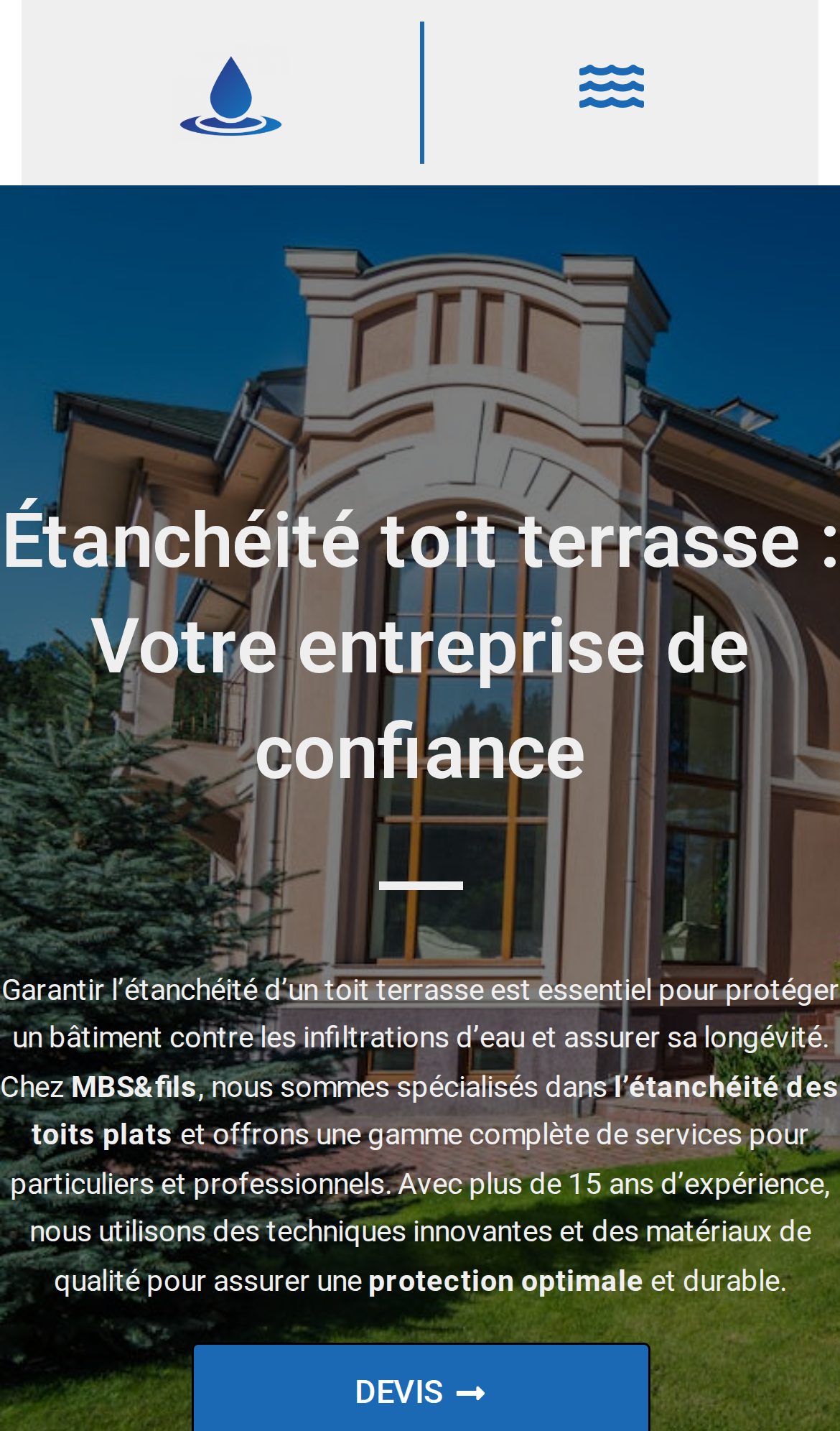 MBS Fils Étanchéité — vue mobile